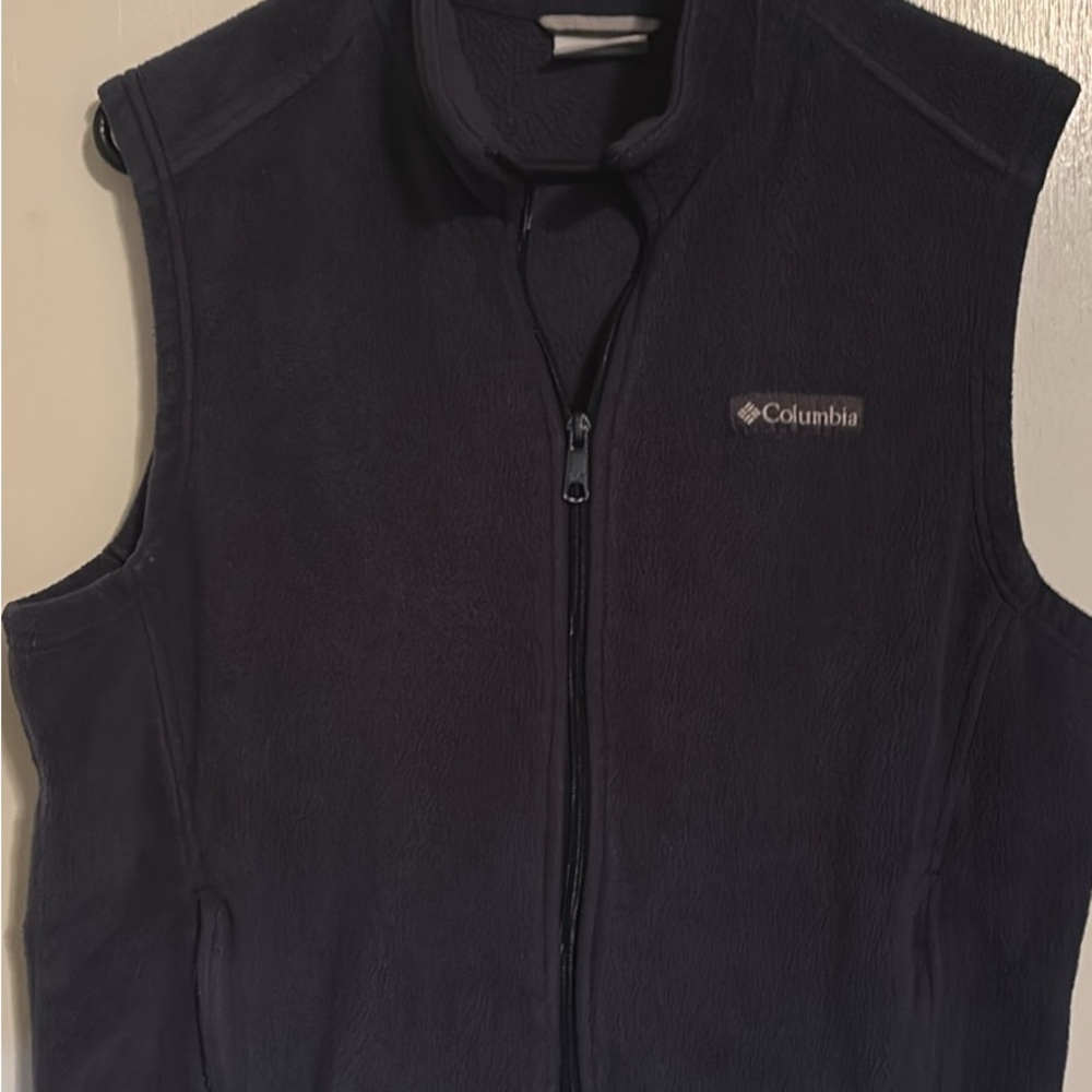 Columbia Dark Blue Fleece Vest